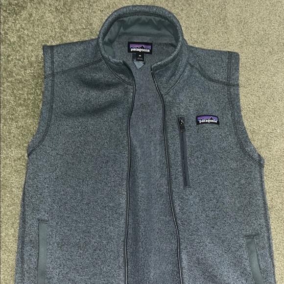 Patagonia Gray Fleece Vest - Picture 1 of 3